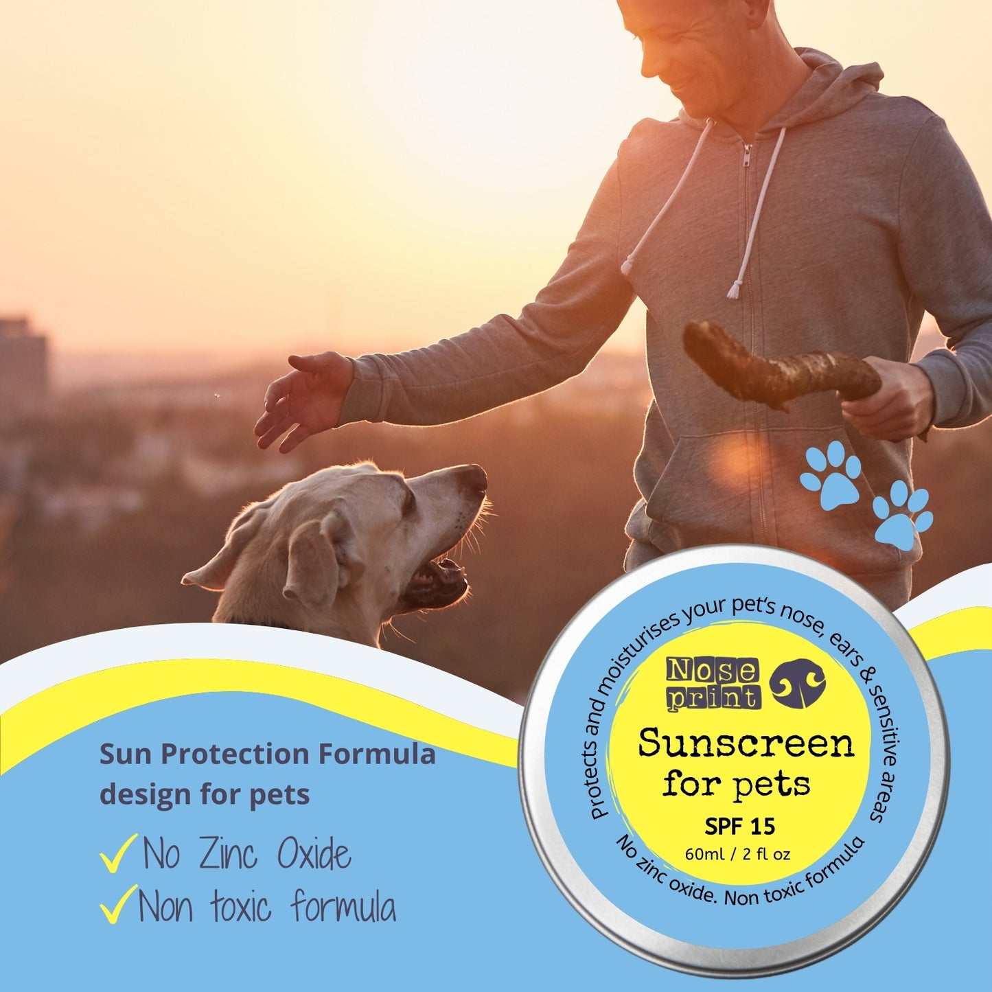 Pet Sunscreen SPF15 Balm 60ml