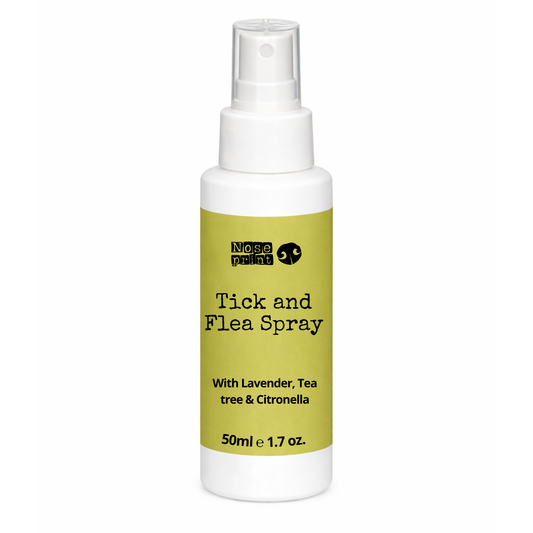 Tick & Flea Spray for Dogs & Cats with Lavender, Cedarwood & Citronella Oils 50ML