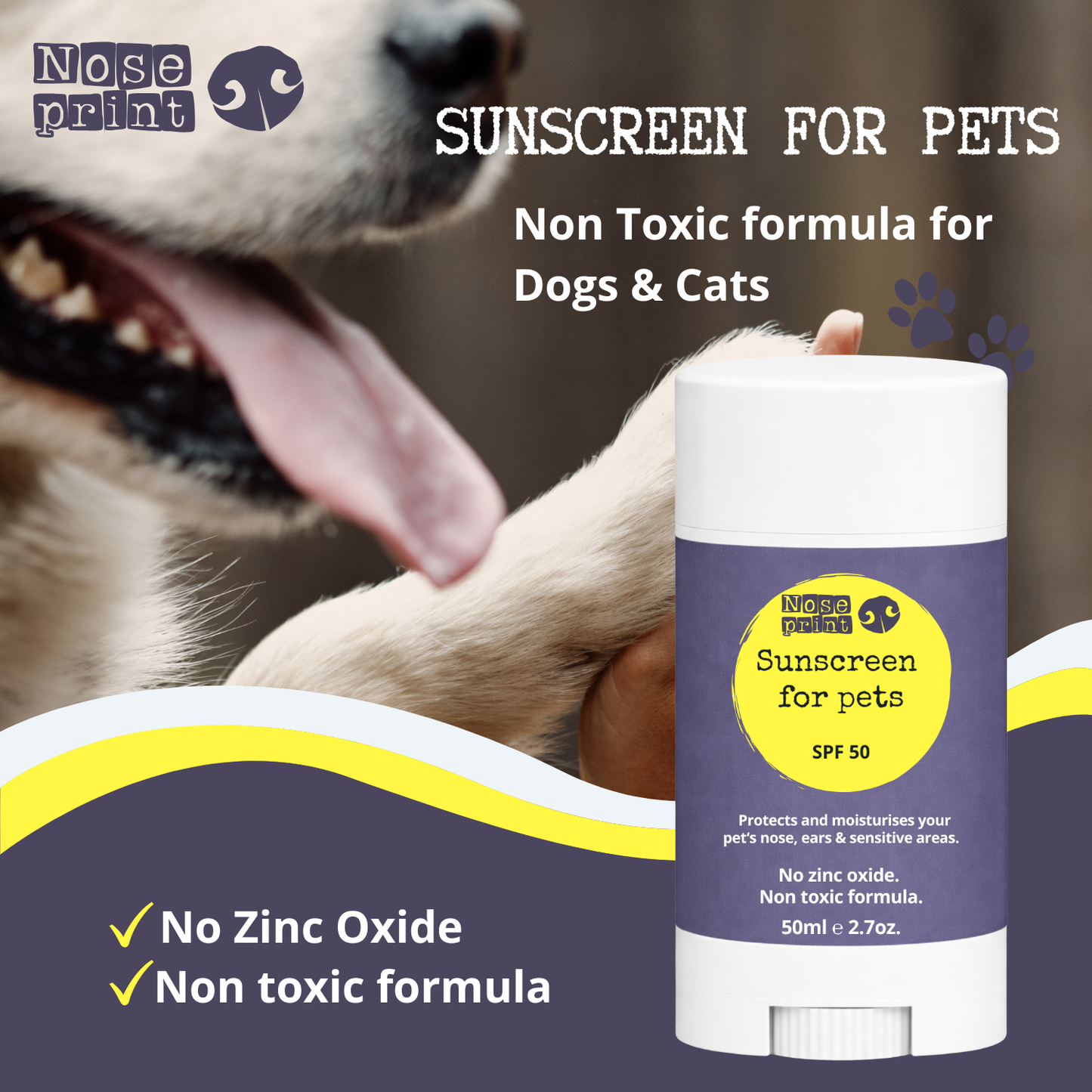 Pet Sunscreen Stick SPF 50 – 50ml